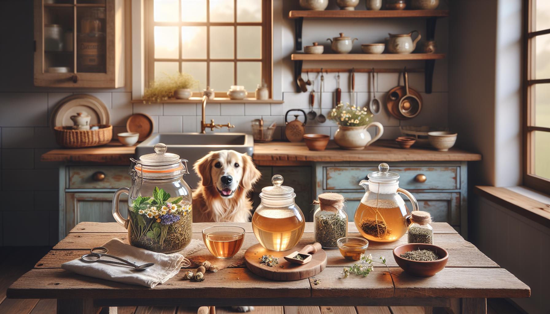 Herbal Teas and Infusions for Your Dog