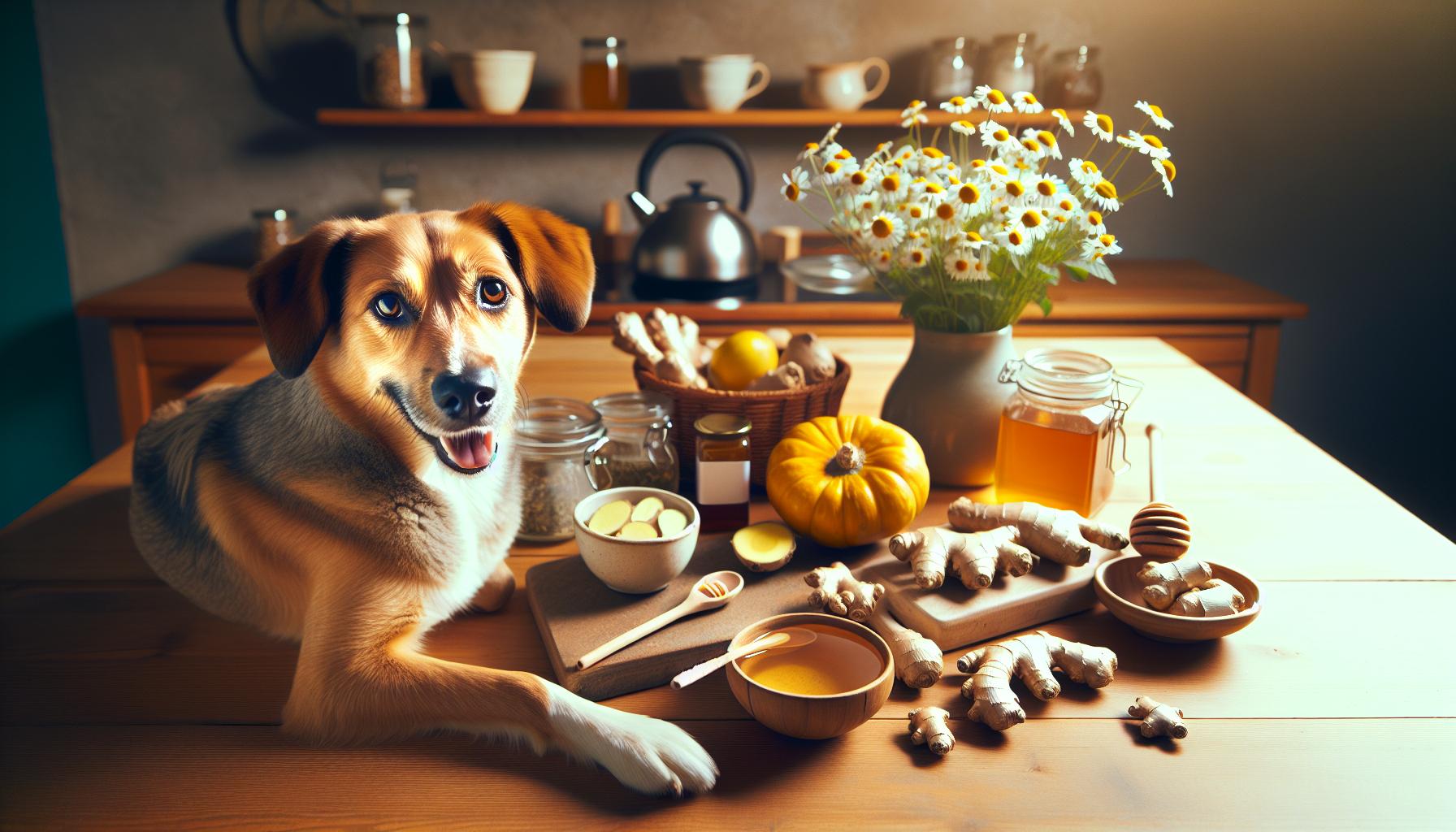 Natural Ingredients to Soothe Your Dog's Stomach
