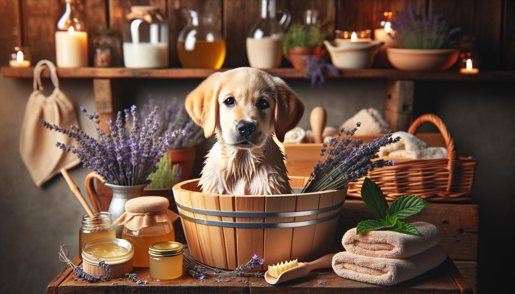 Step-by-Step: Making a Soothing Dog Bath